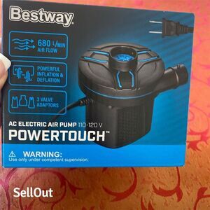 Bestway PowerTouch AC Electric Air Pump 110-120V Pool Accessory
